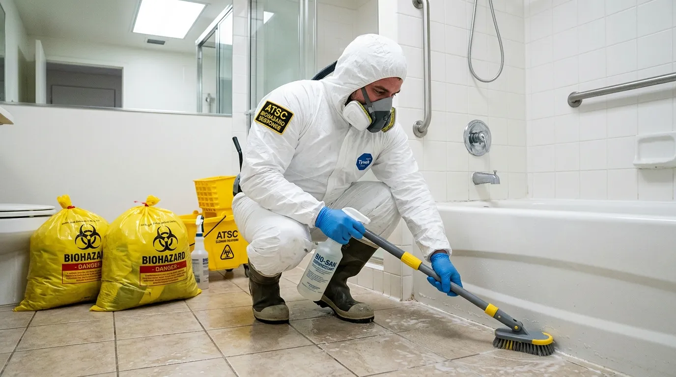 Decontamination equipment deployed for Blood Cleanup in River Vale